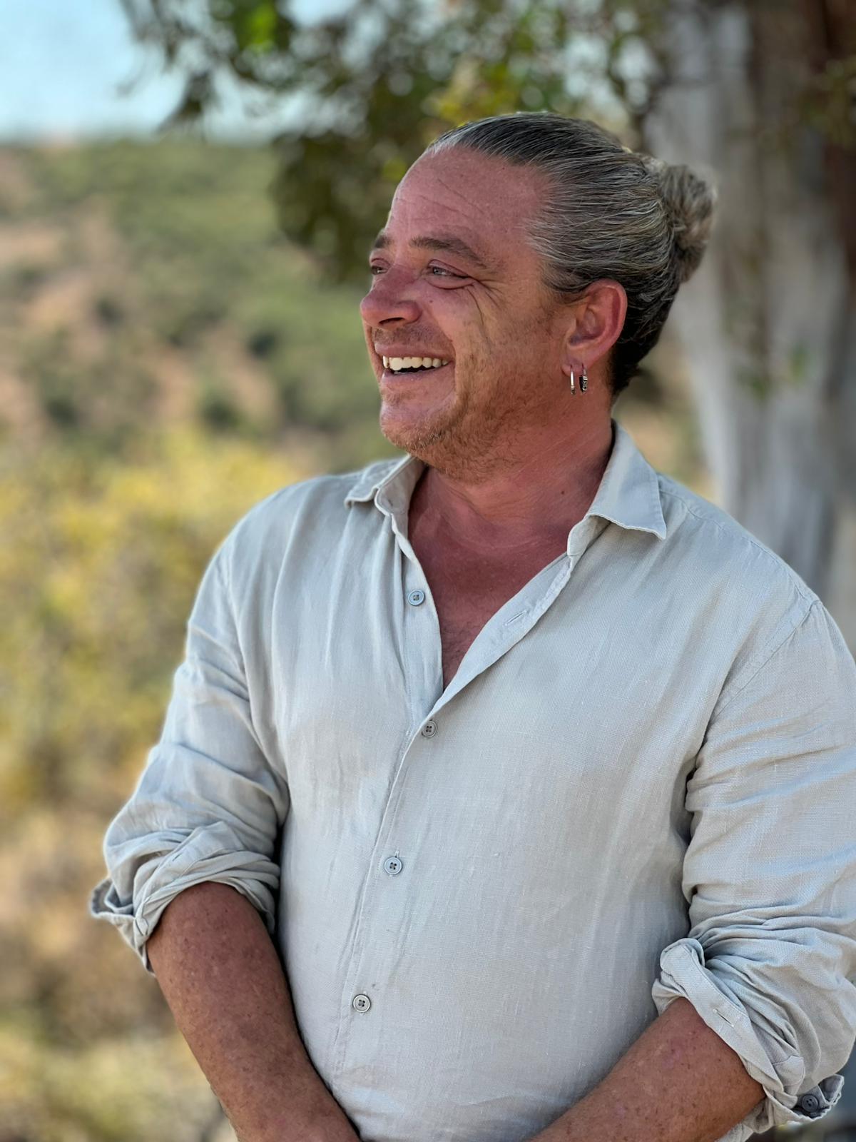 Simon Hitchcock on the ridge